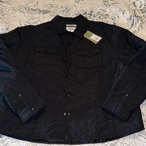 NWT Men's Black Shirt Jacket